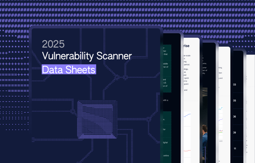 2025 Vulnerability Scanner Data Sheets ebook cover